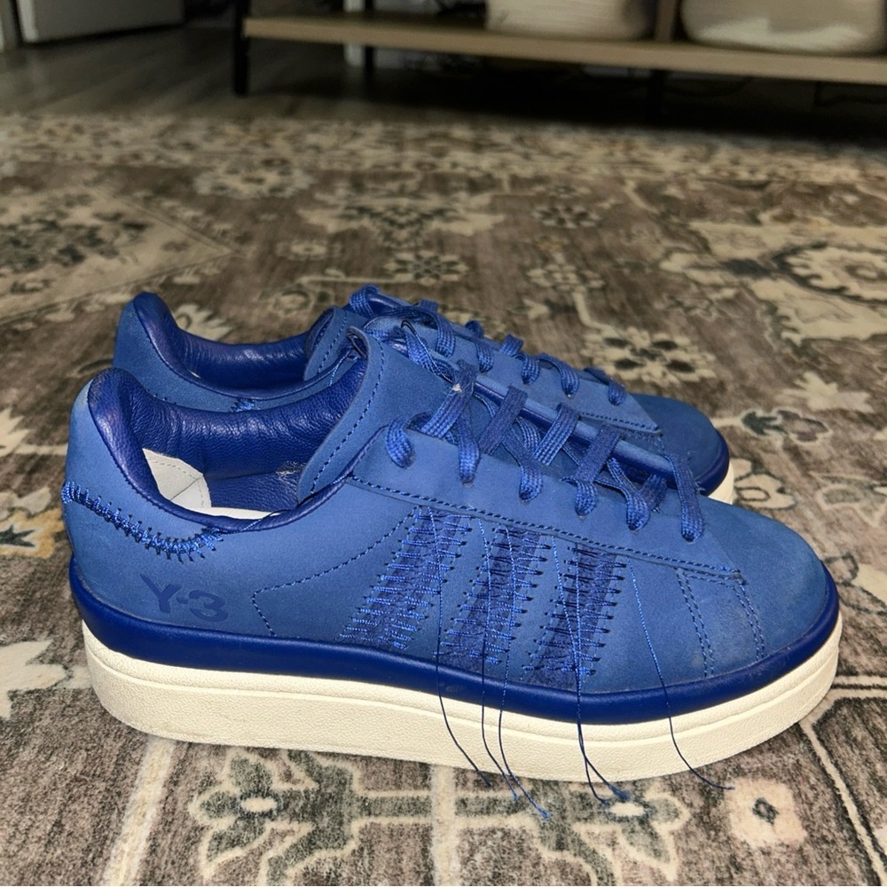Adidas Y-3 Royal Blue Platform Sneakers